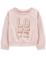 Carter's Toddler Girls "Love" Pink Top