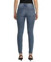 Silver Jeans Co. Women's Suki Mid-Rise Curvy-Fit Skinny-Leg