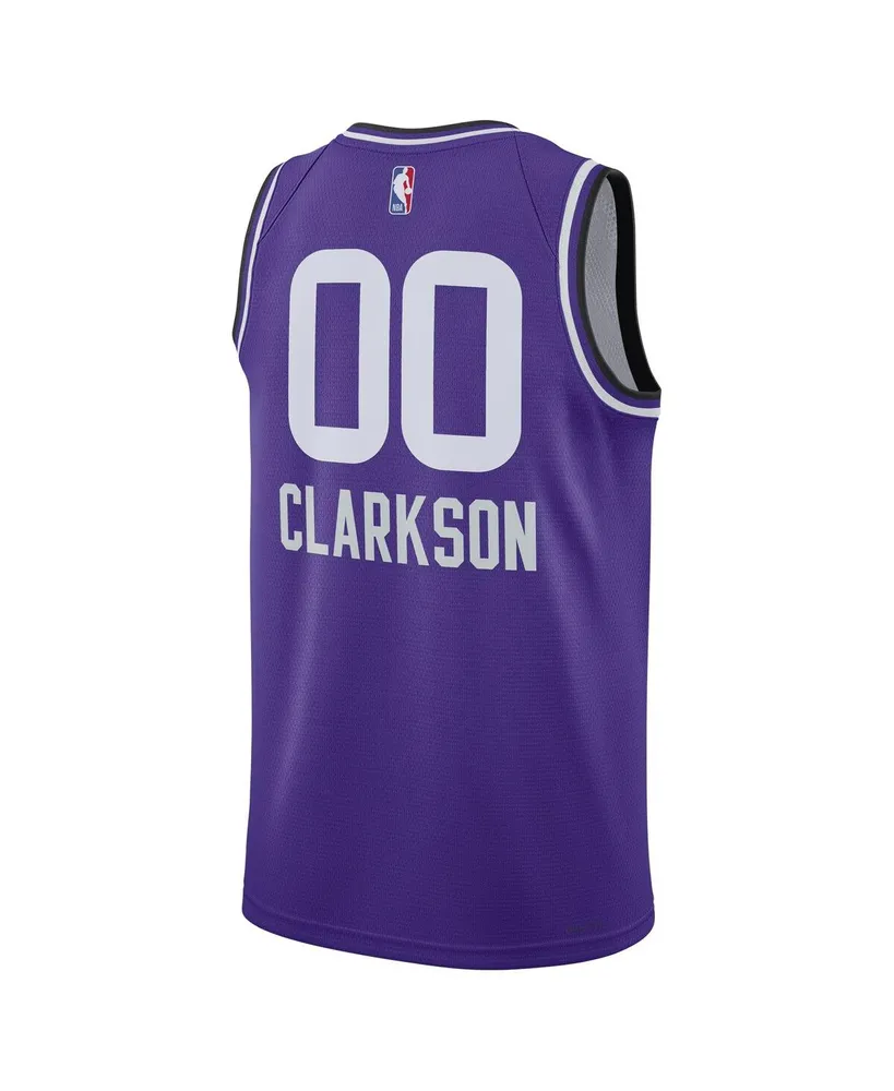 Men's and Women's Nike Jordan Clarkson Purple Utah Jazz 2023/24 Swingman Jersey - City Edition