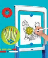 Discovery Kids Led Artist Easel with Removable Glow in the Dark Portable Tablet