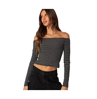 Women's Canary Ribbed Top