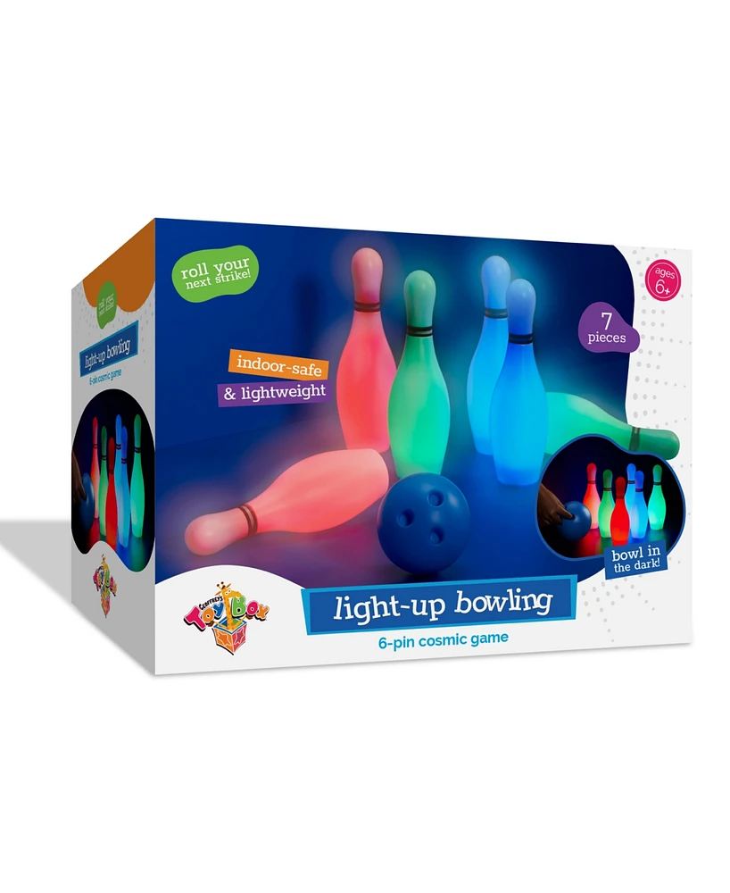 Geoffrey's Toy Box Led Light-up Bowling Set, Created for Macy's