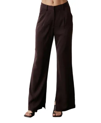 Women's Neveah Silky Wide Leg Trousers