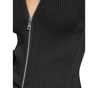 Dkny Women's Zip-Front Cardigan Dress