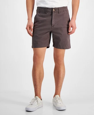 Sun + Stone Men's Colin Flat Front 7" Chino Shorts, Created for Macy's