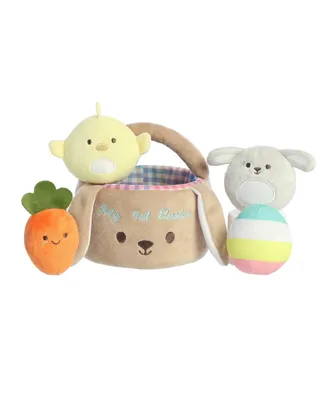 Aurora Small My 1st Easter Basket Spring Vibrant Plush Toy Multicolor 6"