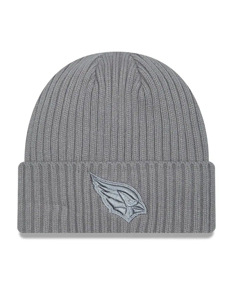 Men's New Era Gray Arizona Cardinals Color Pack Cuffed Knit Hat