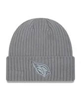 Men's New Era Gray Arizona Cardinals Color Pack Cuffed Knit Hat