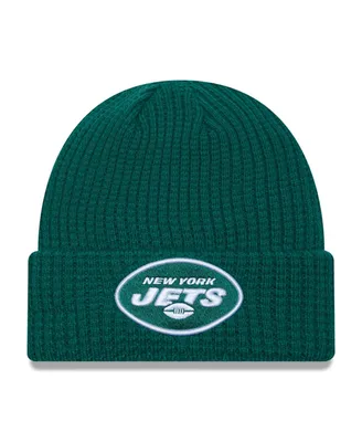 Men's New Era Green New York Jets Prime Cuffed Knit Hat