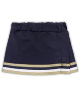Girls Toddler Navy Notre Dame Fighting Irish Two-Piece Cheer Top and Skirt Set