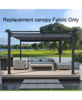 Simplie Fun 13x10FT Outdoor Pergola Canopy Replacement Fabric
