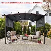 Streamdale Furniture Retractable Canopy Pergola for Outdoor Spaces