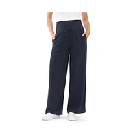 Ripe Maternity Marlow Wide Leg Shirred Pant Navy