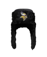 Men's New Era Black Minnesota Vikings Trapper Hat