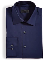 Alfani Men's Slim-Fit Temperature Regulating Dress Shirt, Created for Macy's