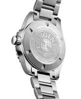 Longines Men's Swiss Automatic HydroConquest Stainless Steel Steel Bracelet Watch 41mm