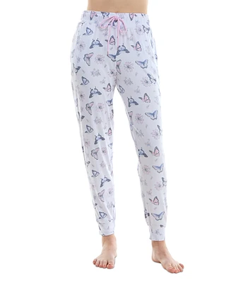 Roudelain Women's Printed Jogger Pajama Pants