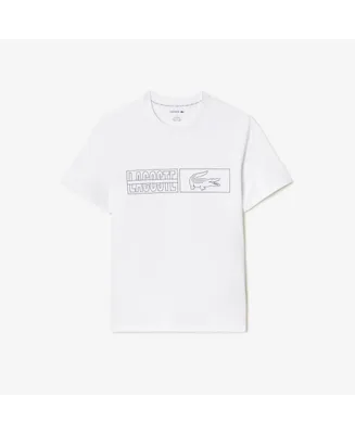 Lacoste Men's Cotton Jersey Printed Lounge T-shirt