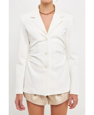 Women's Ruched Blazer