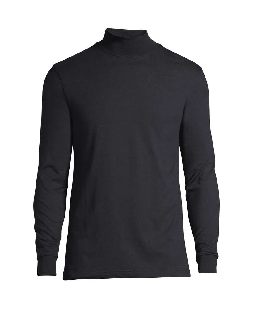 Lands' End Men's Super-t Mock Turtleneck