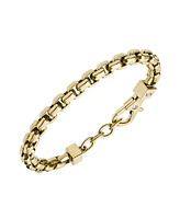 Armani Exchange Men's Gold-Tone Stainless Steel Chain Bracelet