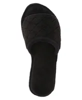 Dearfoams Women's Microfiber Terry Slide Slipper, Online Only