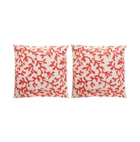 Safavieh Indoor/Outdoor Coral All Over 20" x 20" Pillow (Set of 2)