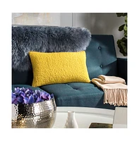 Safavieh Indoor/Outdoor Soleil Solid 12" x 20" Pillow (Set of 2)