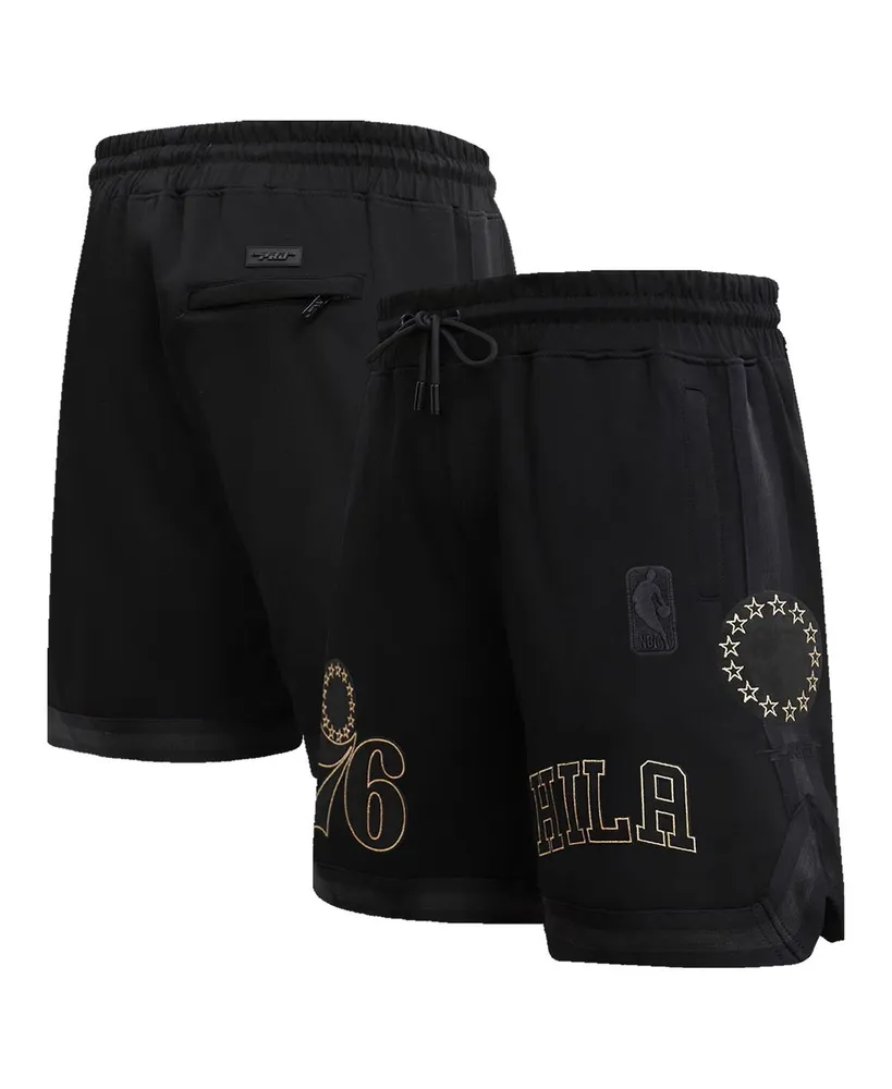 Men's Pro Standard Black Philadelphia 76ers Shorts