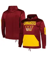 Men's Fanatics Burgundy Washington Commanders Big and Tall Pullover Hoodie