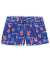 Women's Concepts Sport White, Royal New York Mets Plus Tank Top and Shorts Sleep Set