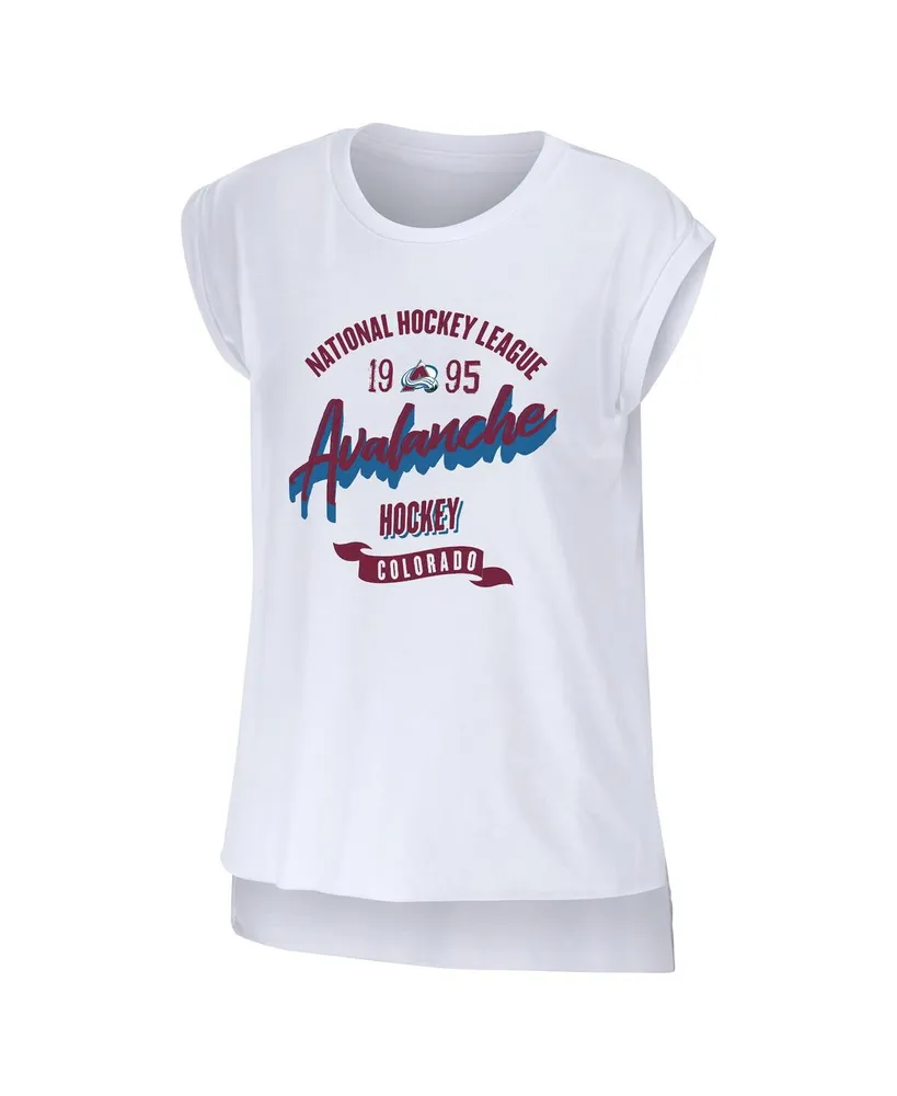 Women's Wear by Erin Andrews White Colorado Avalanche Domestic Tank Top