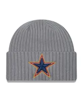 Men's New Era Gray Dallas Cowboys Color Pack Multi Cuffed Knit Hat