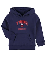 Toddler Boys and Girls Navy, Gray Minnesota Twins Play-By-Play Pullover Fleece Hoodie Pants Set