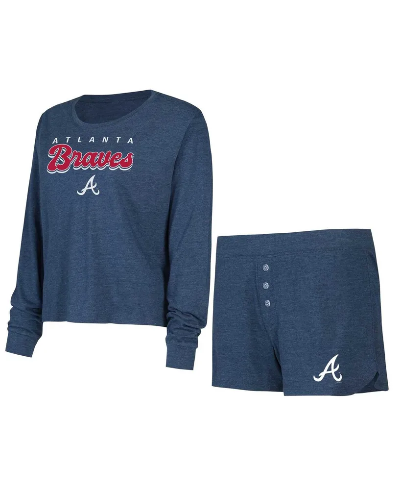 Lids Atlanta Braves Concepts Sport Women's 2-Pack Allover Print Knit Thong  Set - Navy