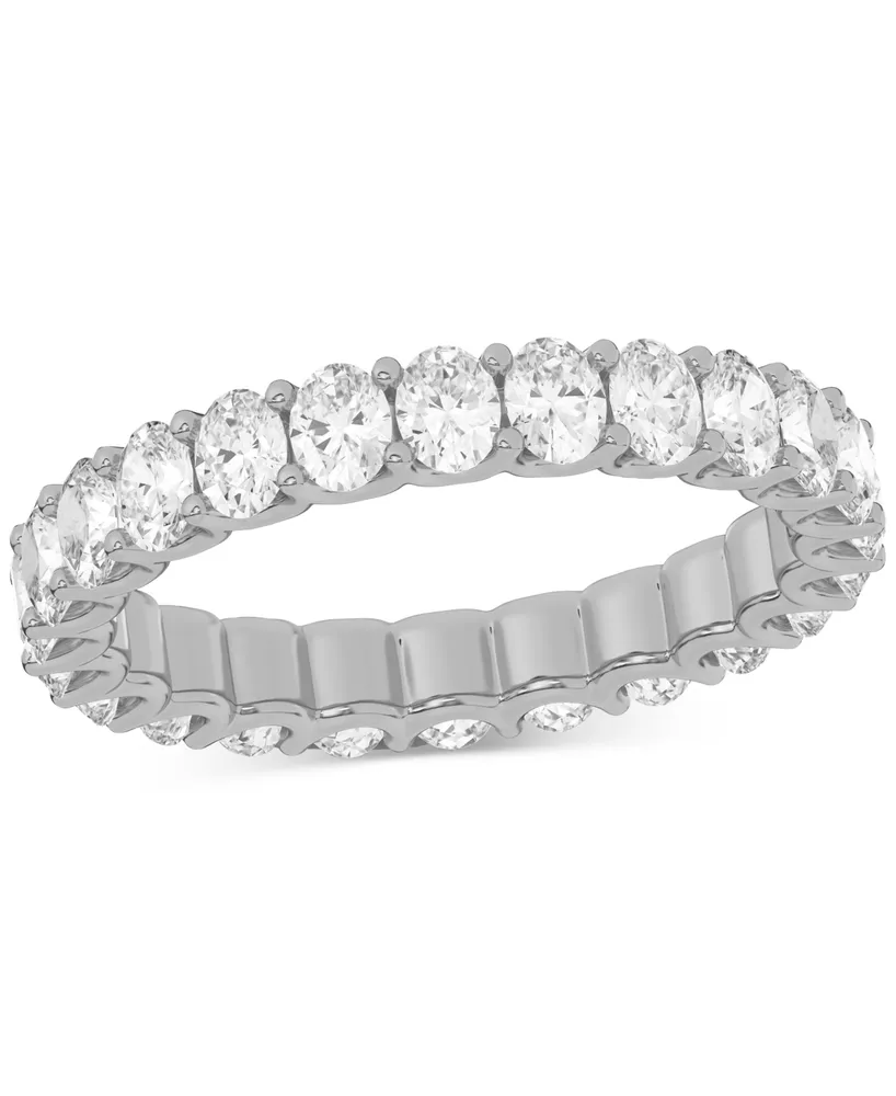 Diamond Oval-Cut Eternity Band (2 ct. t.w.) Platinum or 14k Gold