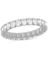 Diamond Oval-Cut Eternity Band (2 ct. t.w.) Platinum or 14k Gold