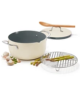 The Cellar 6-Qt. Ceramic Nonstick Complete Stock Pot, Exclusively at Macy's