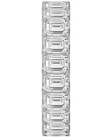 Diamond Emerald-Cut Eternity Band (5 ct. t.w.) Platinum or 14k Gold