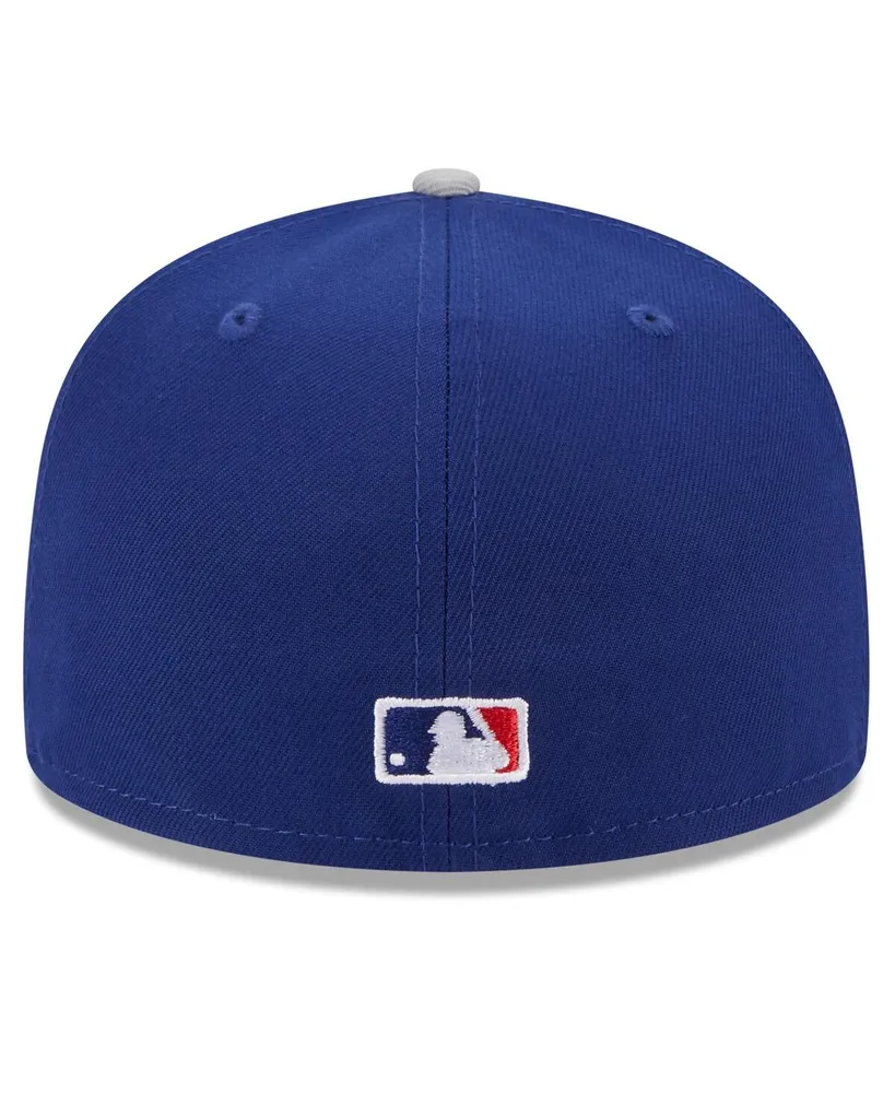 Men's New Era Royal, White Los Angeles Dodgers On Deck 59FIFTY Fitted Hat