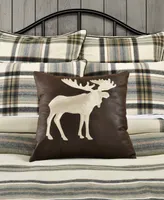 Five Queens Court Daniel Moose Square Decorative Pillow, 18" x 18"