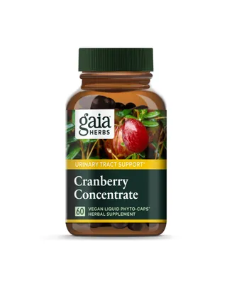 Gaia Herbs Cranberry Concentrate - Helps Maintain Urinary Tract Health - Made With Organic Cranberry Fruit Juice Extract in Convenient Capsules