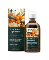 Gaia Herbs Plant Force Liquid Iron - Vegetarian Iron Supplement to Help Maintain Healthy Iron & Energy Levels
