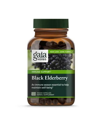 Gaia Herbs Black Elderberry - Daily Immune Support Supplement to Help Maintain Well-Being