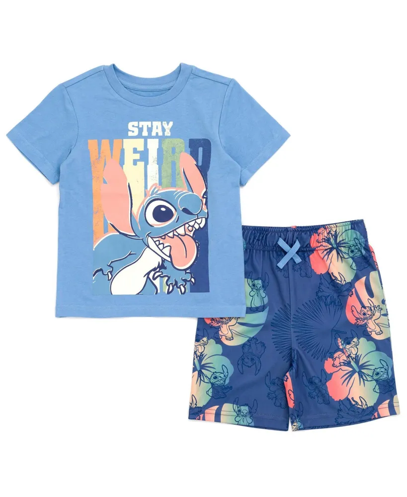 Disney Little Boys Mickey Mouse T-Shirt and Shorts Outfit Set