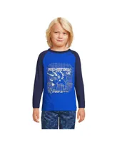 Lands' End Boys Child Raglan Graphic Tee