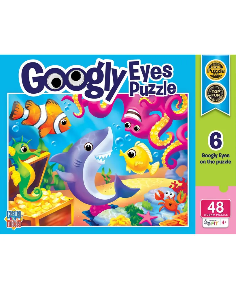 Masterpieces Googly Eyes - Lil Shark & Friends 48 Piece Jigsaw Puzzle