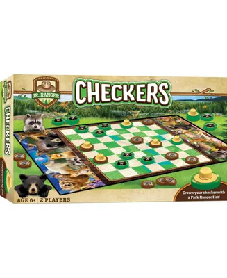 Masterpieces National Parks Jr Ranger Checkers Board Game for Kids