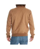 Px Clothing Men's Timeless Faux Suede Bomber Jacket