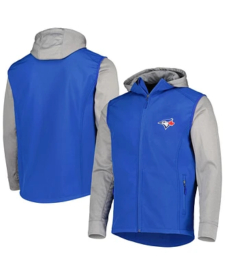 Men's Dunbrooke Royal, Heather Gray Toronto Blue Jays Alpha Full-Zip Jacket
